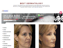 Tablet Screenshot of bestdermatology.org